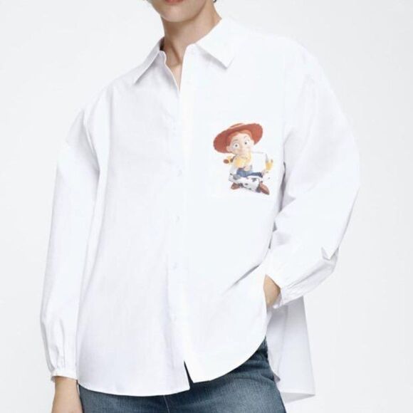 ZARA TOY STORY DISNEY POPLIN SHIRT - Picture 10 of 12